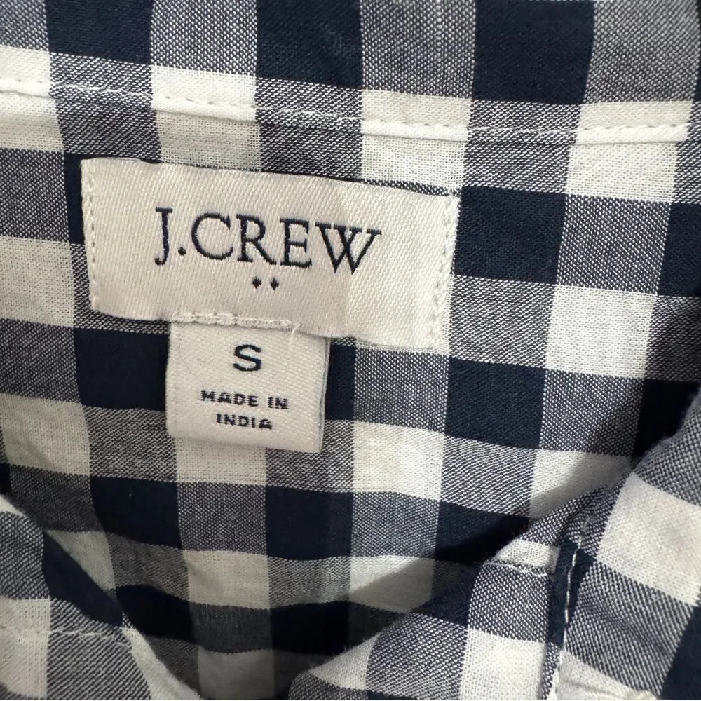 J. Crew shirt navy machine
